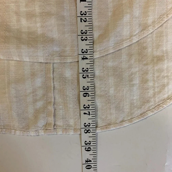 Cloth & Stone‎ Women's Striped Ivory Lined Pullover Sleeveless Dress Size PS - Picture 13 of 13